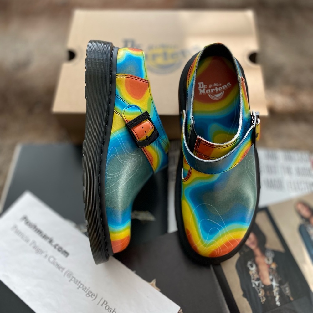 Dr. Martens Colorful Wave Mules - Picture 5 of 16